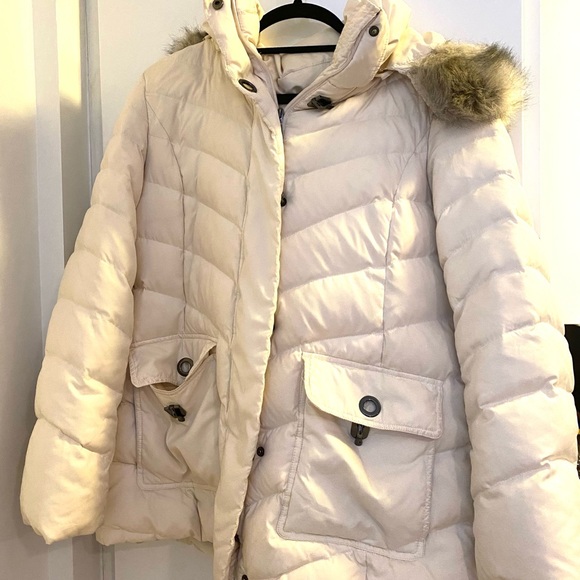Johnston & Murphy Cream Puffer Jacket - Picture 1 of 5
